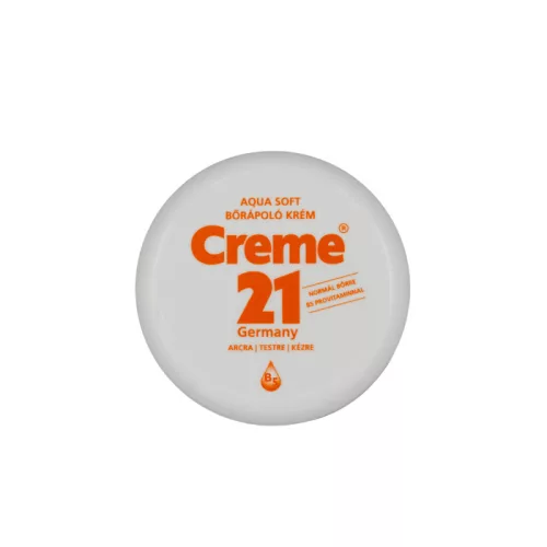 Creme 21 Aqua Soft  bőrápoló krém normál bőrre B5 provitaminnal arcra, testre, kézre 150ml