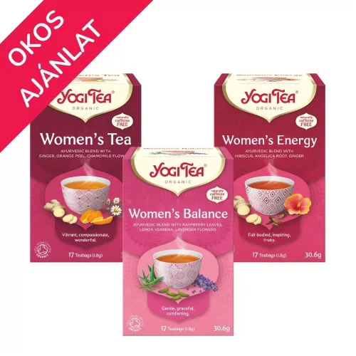 Yogi Tea® Női bio tea csomag (3 doboz )