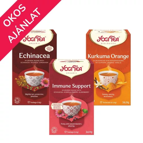 Yogi Tea® Bio egészség csomag (3 doboz)