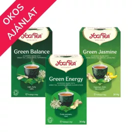 Yogi Tea® Bio zöld tea csomag ( 3 doboz )