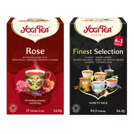   Yogi Tea® Rózsa bio tea + Bio Teaválogatás a legfinomabbakból