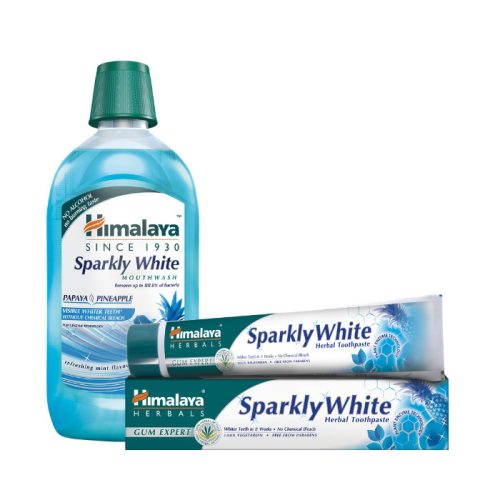 Himalaya Sparkly White gyógynövényes fogfehérítő csomag