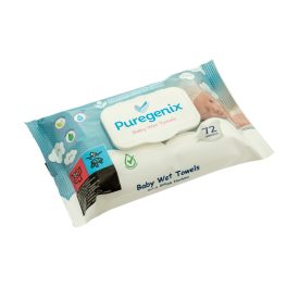 Puregenix nedves baba popsitörlő 72 db