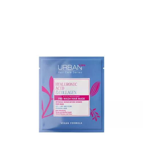 URBAN CARE S.O.S. intenzív dúsító és helyreállító hajmosás előtti hajmaszk hialuronsavval és kollagénnel 50 ml