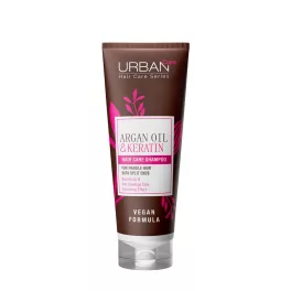   URBAN CARE Tápláló és hajtöredezés elleni sampon argánolajjal és keratinnal 250 ml