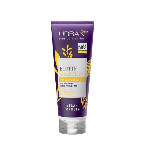 URBAN CARE Hajhullás elleni erősítő hajbalzsam biotinnal és keratinnal 250 ml