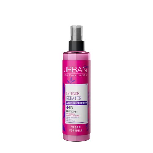URBAN CARE Intenzív helyreállító és hajsimító öblítés nélküli hajápoló spray keratinnal 2