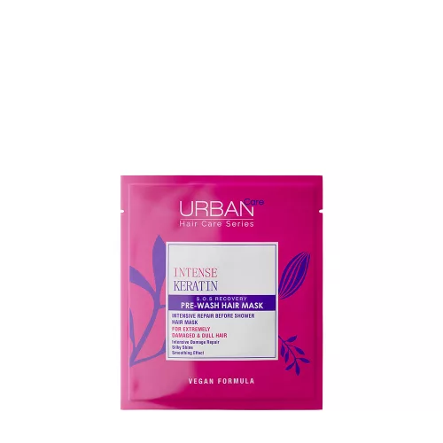 URBAN CARE S.O.S. intenzív helyreállító és hajsimító hajmosás előtti hajmaszk keratinnal 50 ml