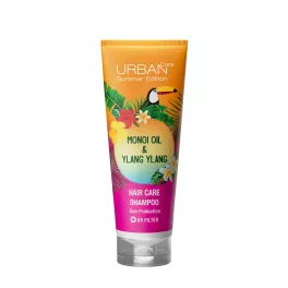   URBAN CARE Napozás utáni hajvédő sampon monoi- és ilang-ilang olajjal 250 ml