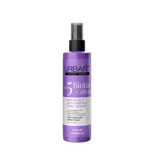 URBAN Care Hajhullás elleni erősítő hajtonik spray biotinnal és koffeinnel 200 ml