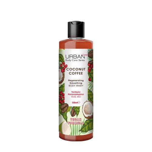 URBAN CARE Regeneráló és hidratáló tusfürdő kókusszal és kávéval 500ml (szépséghibás)