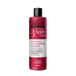   URBAN CARE No.3 Tisztító és revitalizáló korpásodás elleni sampon almaecettel és szalicilsavval 350 ml