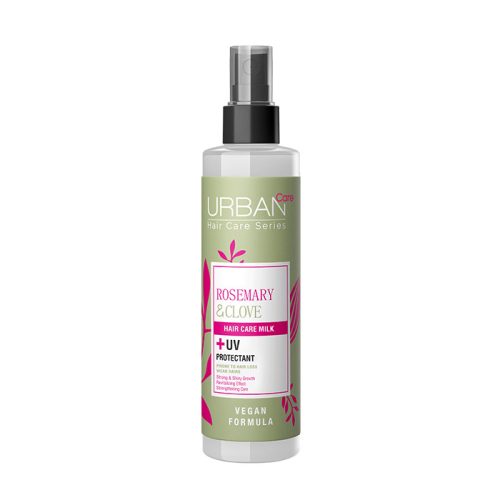 URBAN CARE Hajerősítő hajbalzsam spray rozmaringgal és szegfűszeggel UV-védelemmel hajhullásra hajlamos gyenge hajra 200 ml
