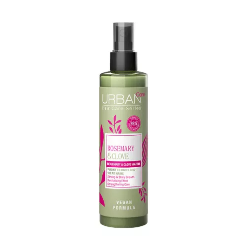 URBAN CARE Hajerősítő hajvíz rozmaringgal és szegfűszeggel hajhullásra hajlamos gyenge hajra 150 ml