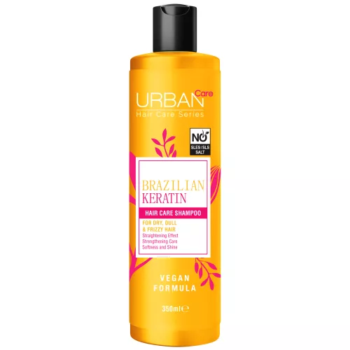 Urban Care Hajerősítő és -kiegyenesítő sampon keratinnal száraz, fénytelen és szöszös hajra 350 ml