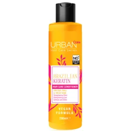   Urban Care Hajerősítő és -kiegyenesítő hajbalzsam keratinnal száraz, fénytelen és szöszös hajra 200 ml