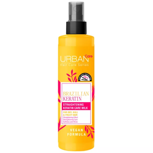 Urban Care Hajerősítő és -kiegyenesítő hajbalzsam spray keratinnal száraz, fénytelen és szöszös hajra 200 ml