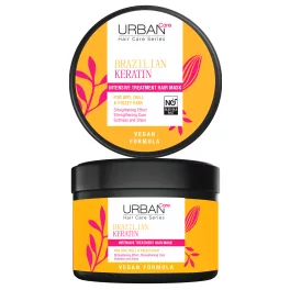   Urban Care Hajerősítő és -kiegyenesítő intenzív hajpakolás keratinnal száraz, fénytelen és szöszös hajra 230 ml
