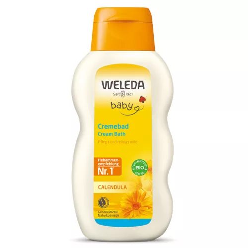 Weleda Bio körömvirágos natúr baba krémfürdető 200ml