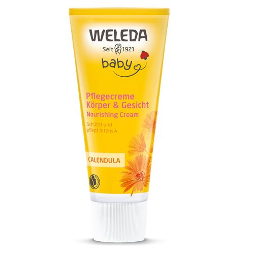 Weleda Bio körömvirágos natúr babakrém arcra, testre 75ml (szépséghibás)