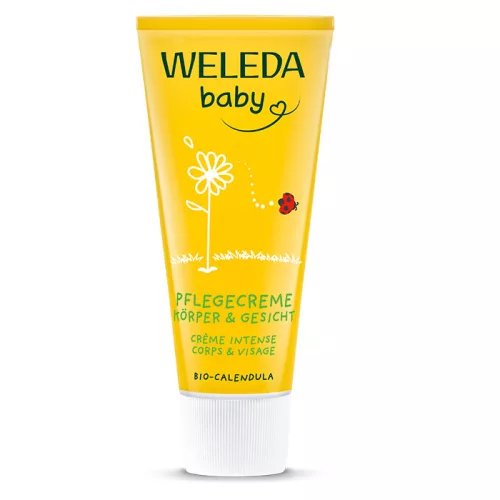 Weleda Bio körömvirágos natúr babakrém arcra, testre 75ml