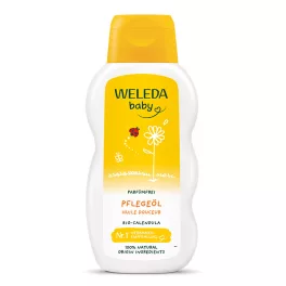   Weleda Bio körömvirágos illatanyagmentes natúr babaápoló olaj 200ml