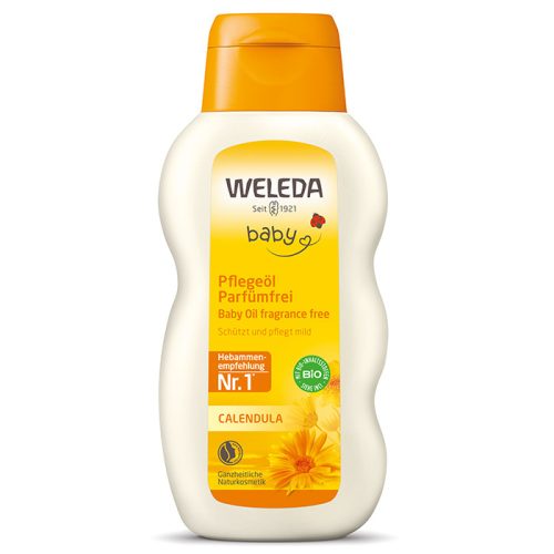 Weleda Bio körömvirágos illatanyagmentes natúr babaápoló olaj 200ml