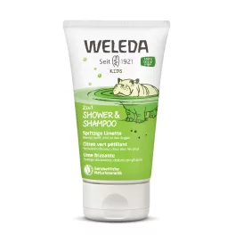   Weleda Pezsdítő lime gyermek 2in1 tusfürdő és sampon 150ml