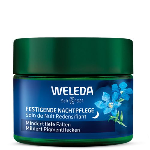 Weleda 50+ Öregedésgátló éjszakai arckrém kék enciánnal és havasi gyopárral 40 ml