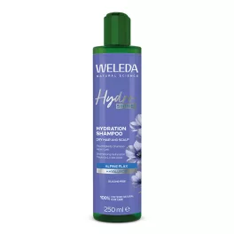   Weleda Hidratáló és ragyogást fokozó sampon alpesi lennel és hialuronsavval száraz hajra és fejbőrre 250 ml