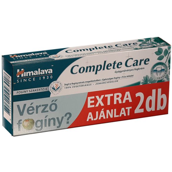 Himalaya Complete Care Teljes körű védelmet biztosító gyógynövényes fogkrém 2x75ml Himalaya Complete Care Teljes körű védelmet biztosító gyógynövényes fogkrém 2x75ml